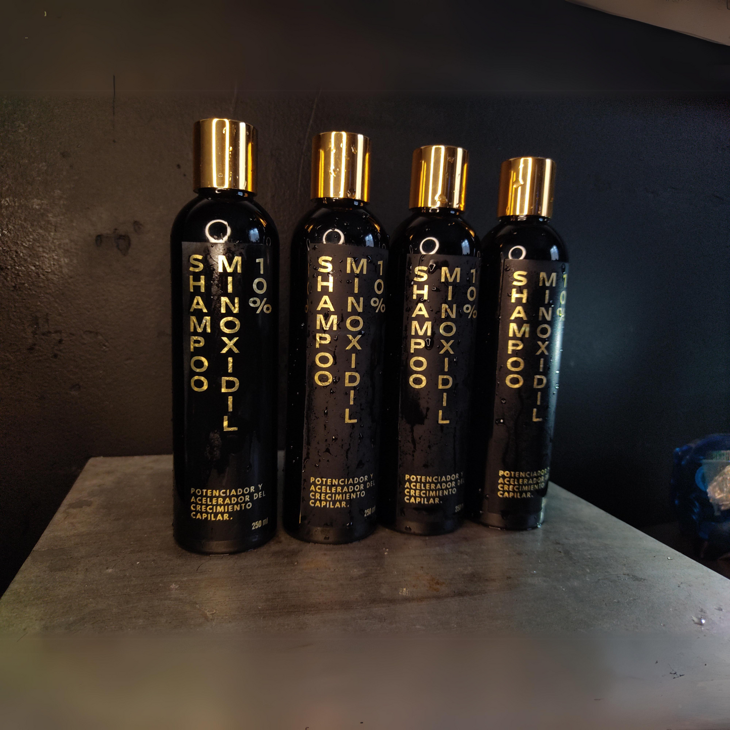 1 SHAMPO CON MINOXIDIL AL 10% IDEAL PARA ACELERAR EL CRECIMIENTO DEL CABELLO Y ENGROSAR